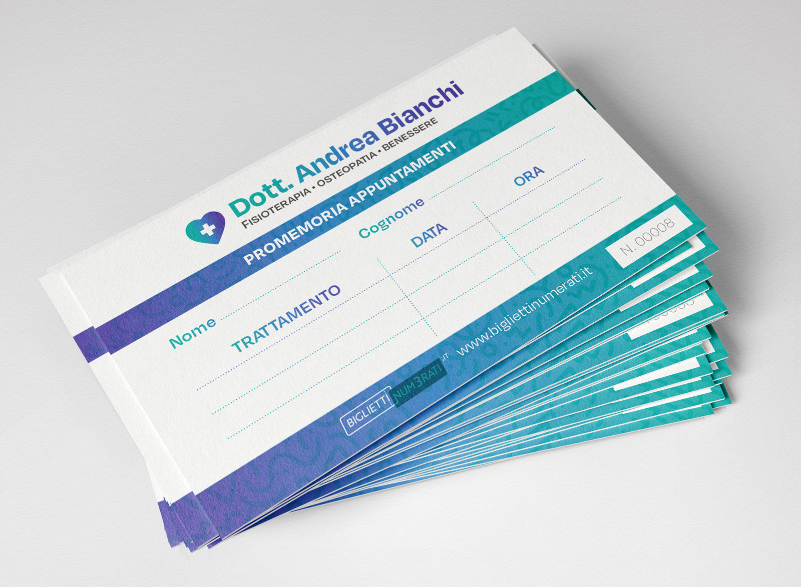 Biglietti per appuntamenti personalizzati