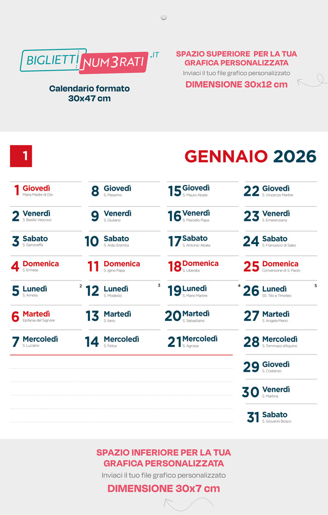 Template calendario olandese 30x47