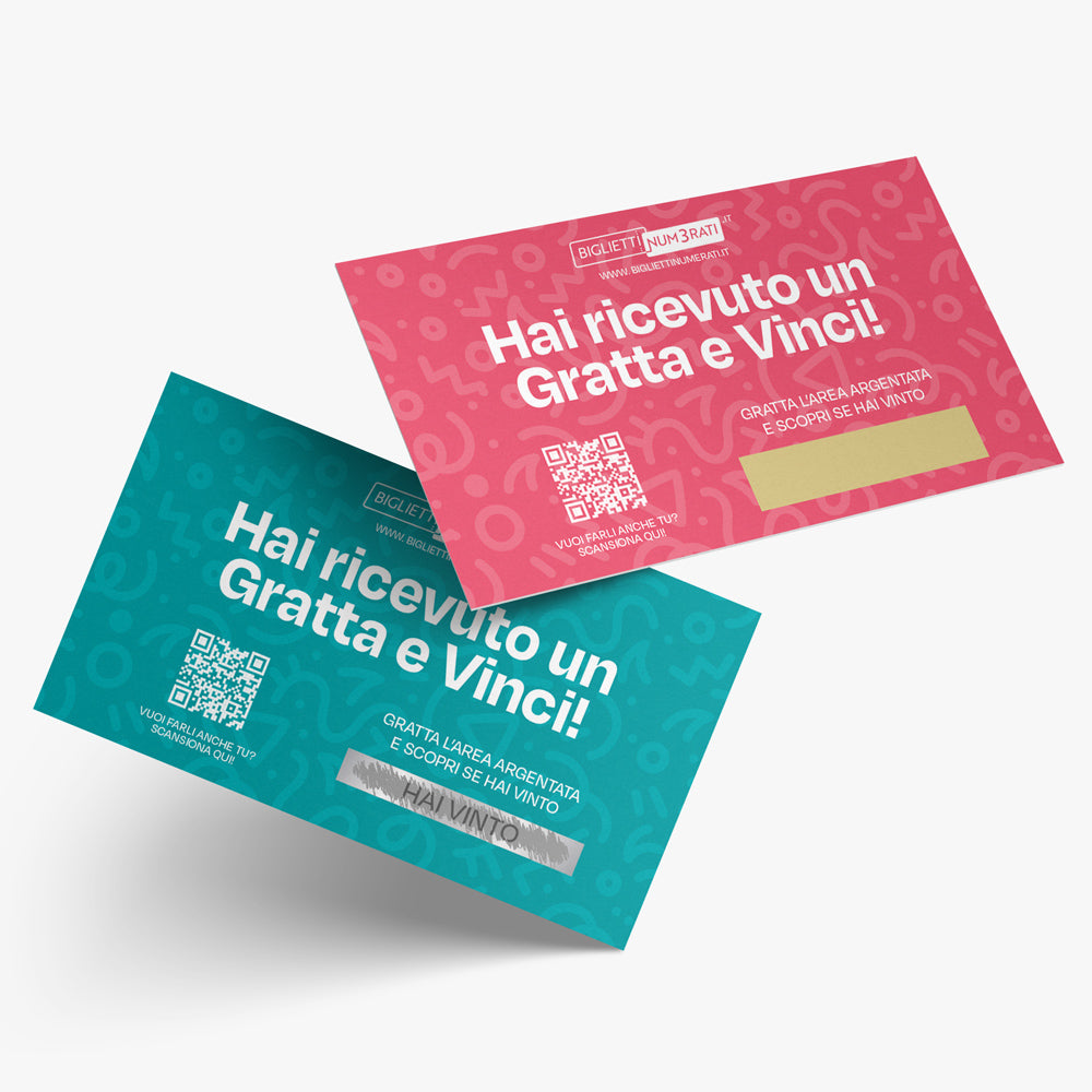 Gratta e vinci personalizzati esempio