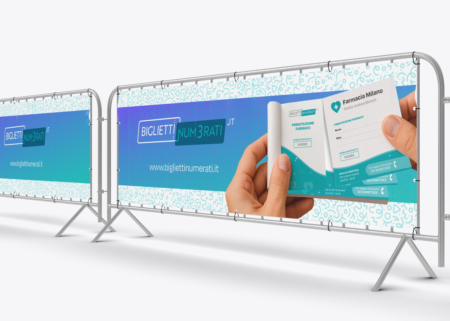 striscione mesh microforato per ponteggio con occhielli