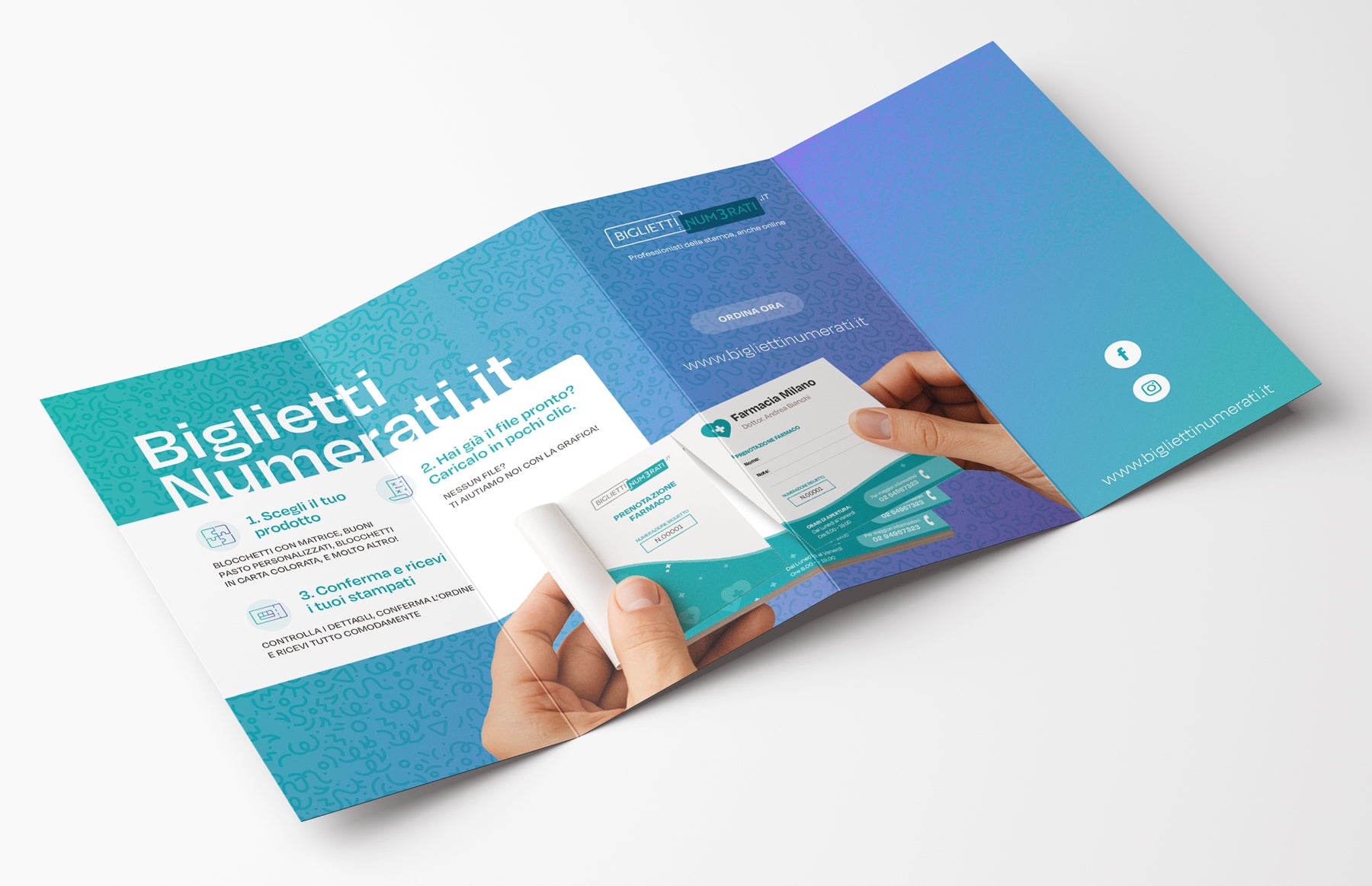 Volantini, pieghevoli e depliant personalizzati