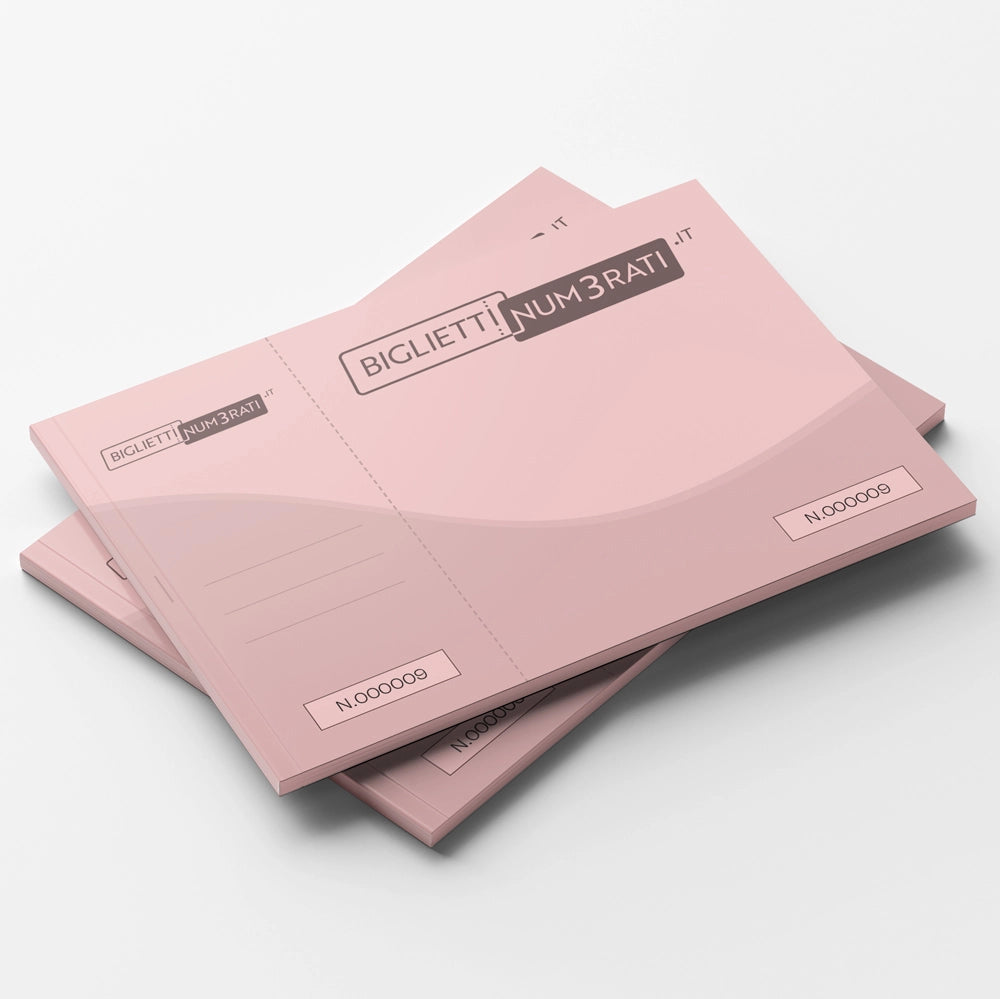 biglietti personalizzati carta colorata rossa