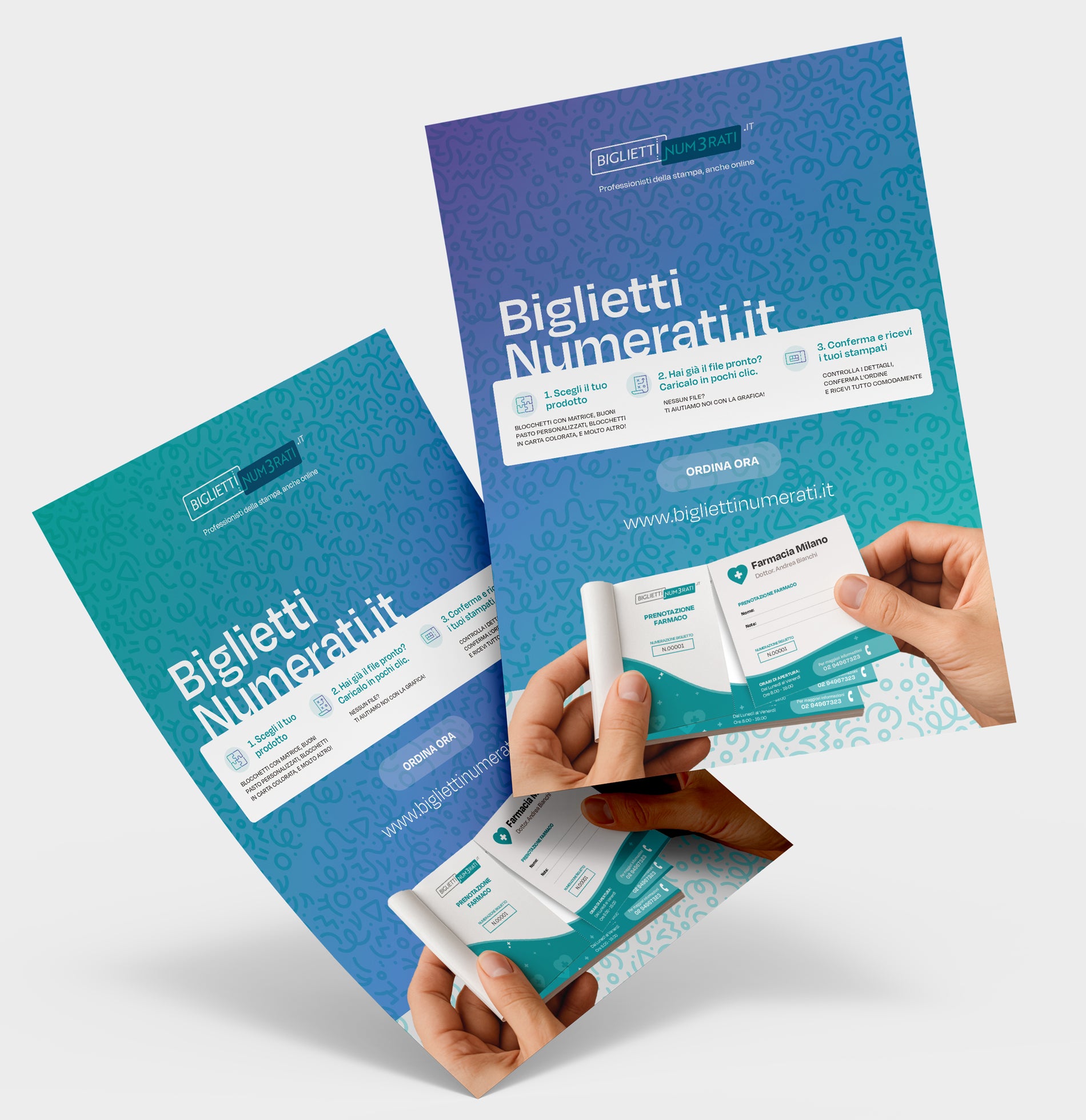 Volantini, pieghevoli e depliant personalizzati