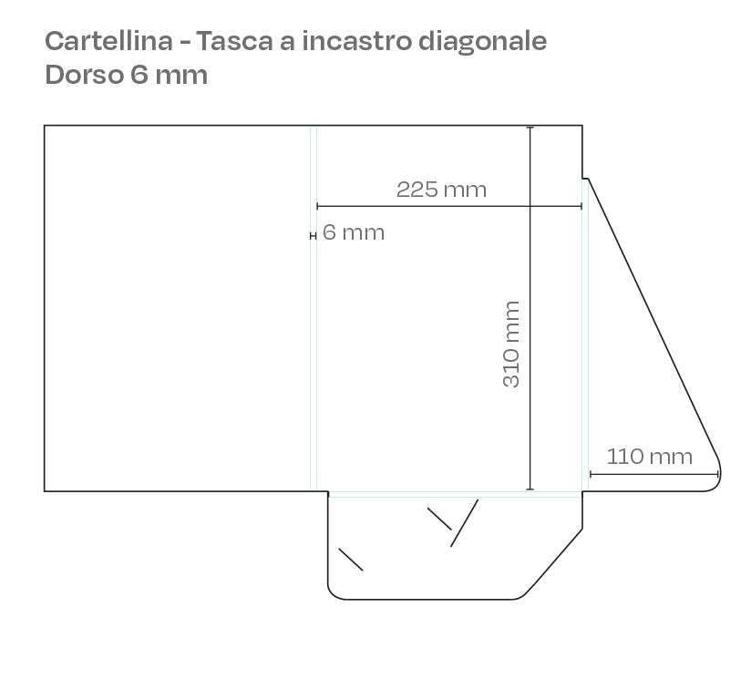 Cartelline portadocumenti personalizzate con tasca a incastro – in più formati
