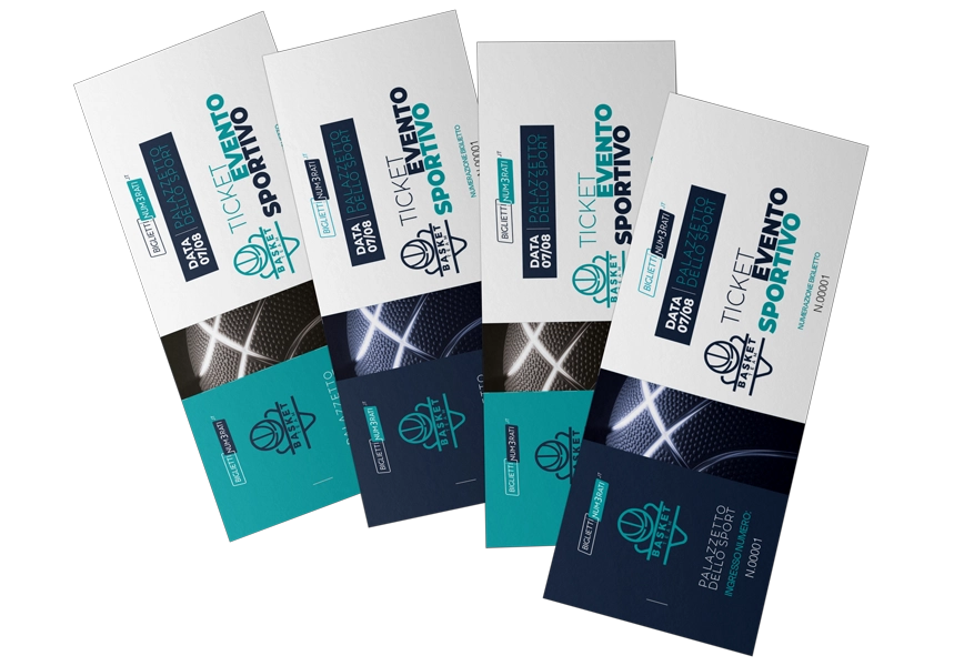 esempio di tiket eventi sportivi