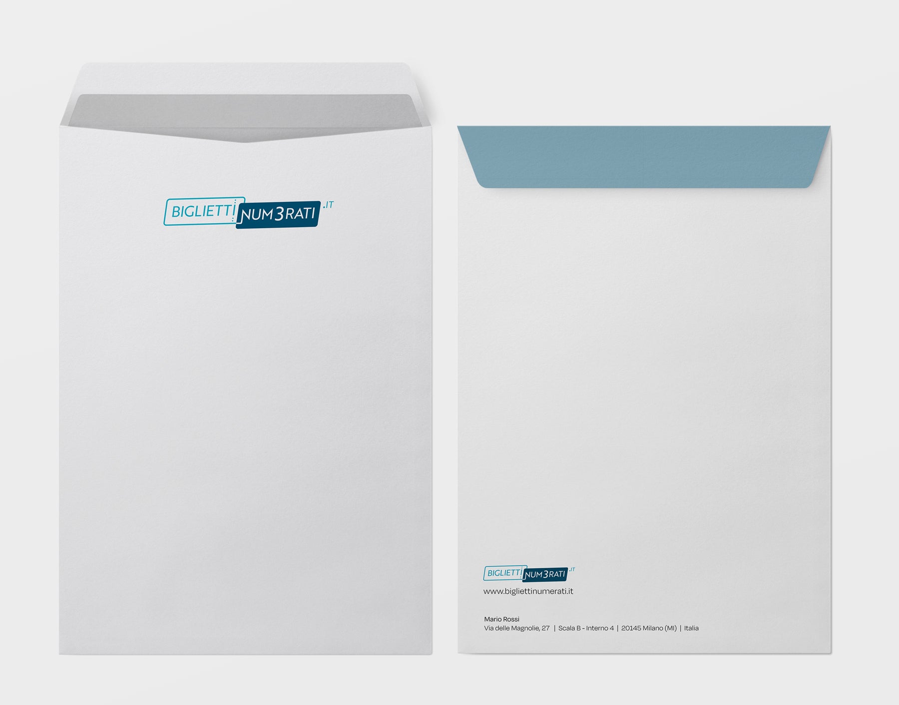 Buste da lettera personalizzate con o senza dato variabile